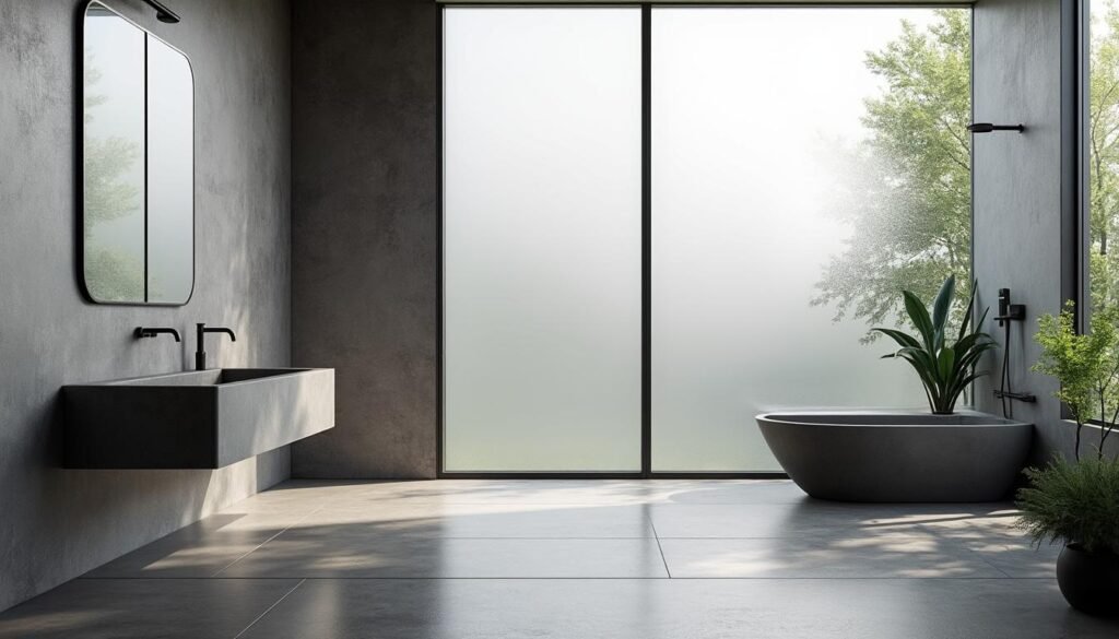 découvrez comment le béton ciré dans une salle de bain allie esthétique moderne et praticité pour un espace à la fois élégant, durable et facile d'entretien.