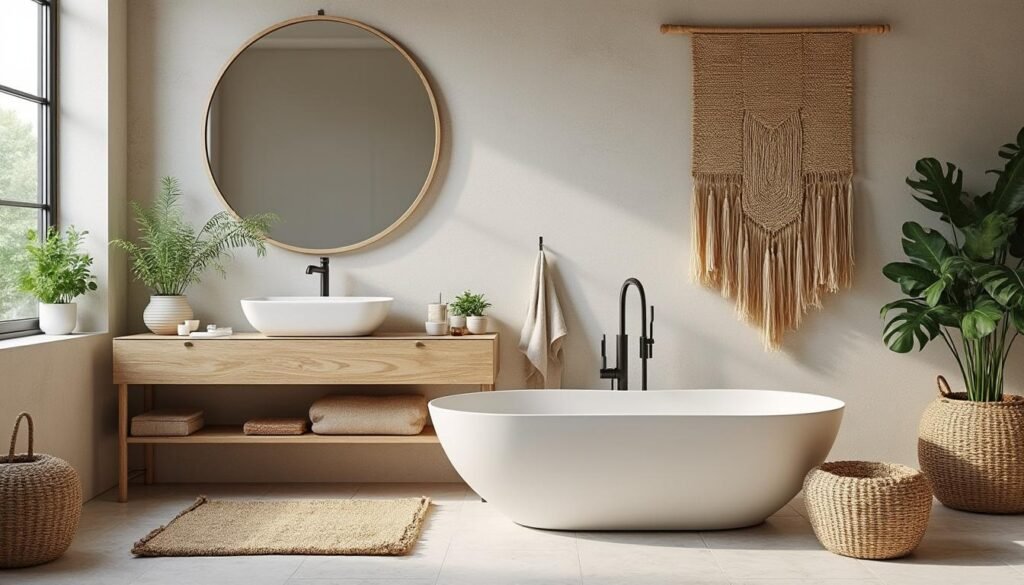 découvrez comment intégrer le jonc de mer dans votre salle de bain pour créer un espace au style naturel, chaleureux et apaisant grâce à des astuces déco simples et élégantes.