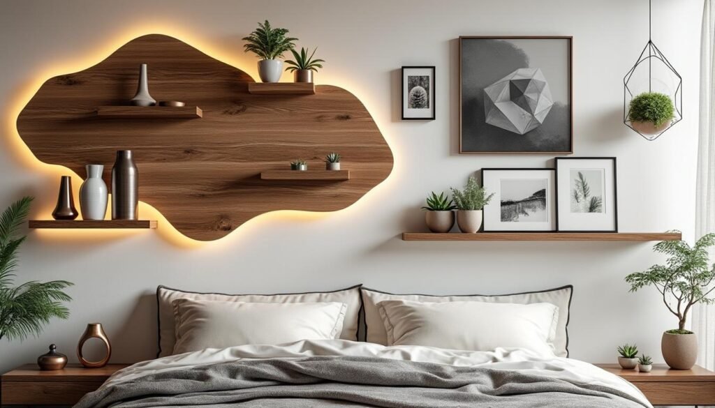 découvrez des idées originales et créatives pour décorer le mur au-dessus du lit et transformer votre chambre en un espace unique et accueillant.